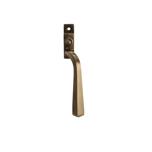 Hardwick Classic Burley Window Handle - Antique Brass - Front