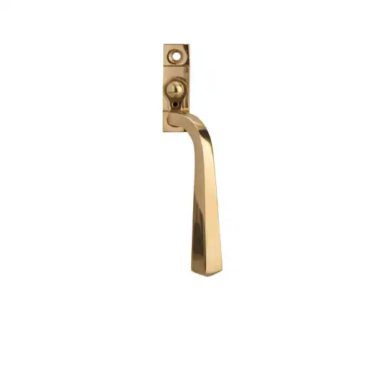 Hardwick Classic Burley Window Handle - Polish Brass - Front