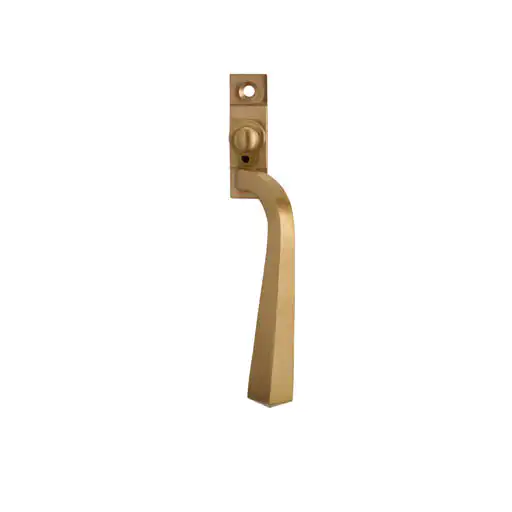 Hardwick Classic Burley Window Handle - Satin Brass - Front