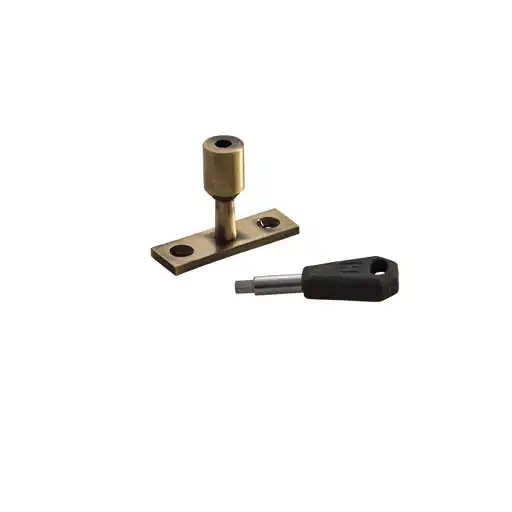 Hardwick Classic Locking Casement Stay Pin - Antique Brass