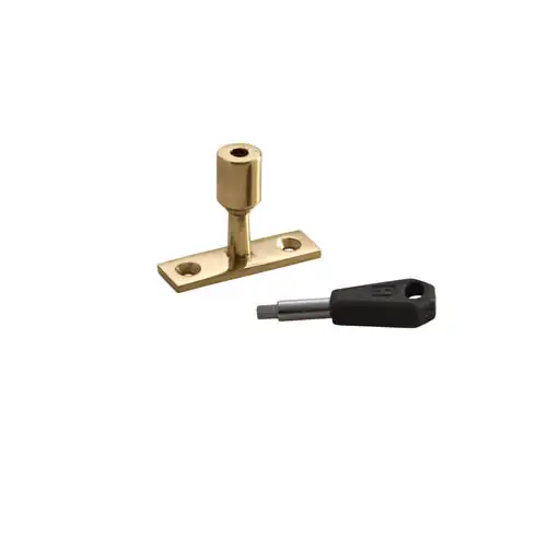 Hardwick Classic Locking Casement Stay Pin - Polish Brass