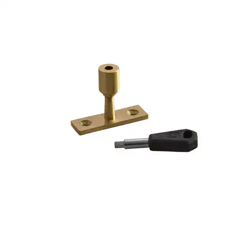 Hardwick Classic Locking Casement Stay Pin - Satin Brass
