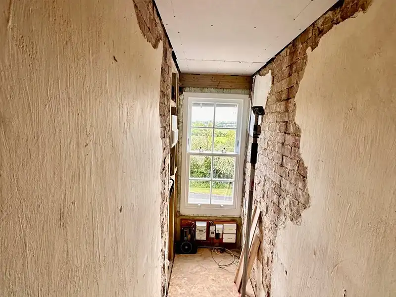 Red Grandis Sash Window Ruckinge 2