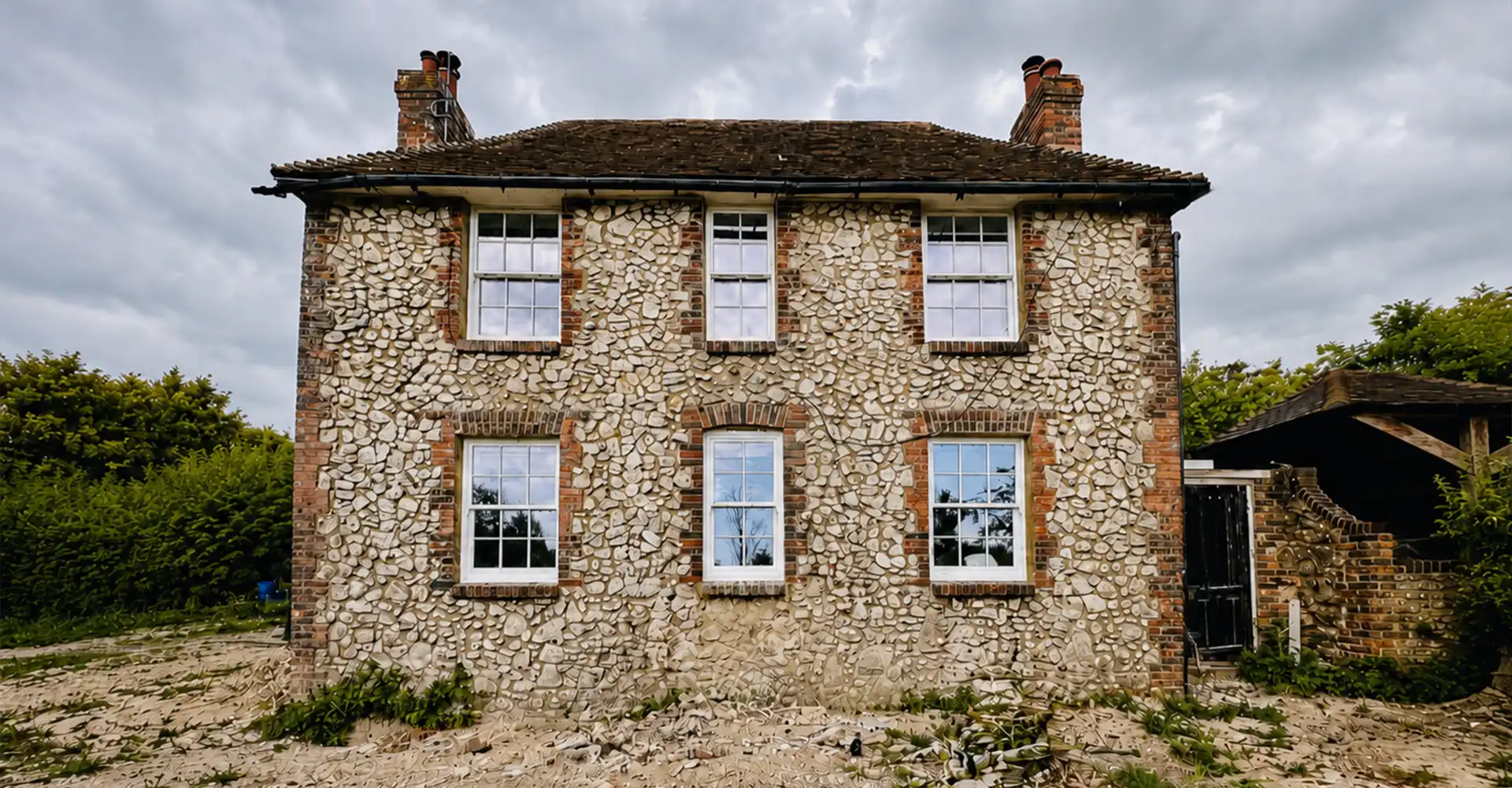 Red Grandis Sash Window Ruckinge Banner